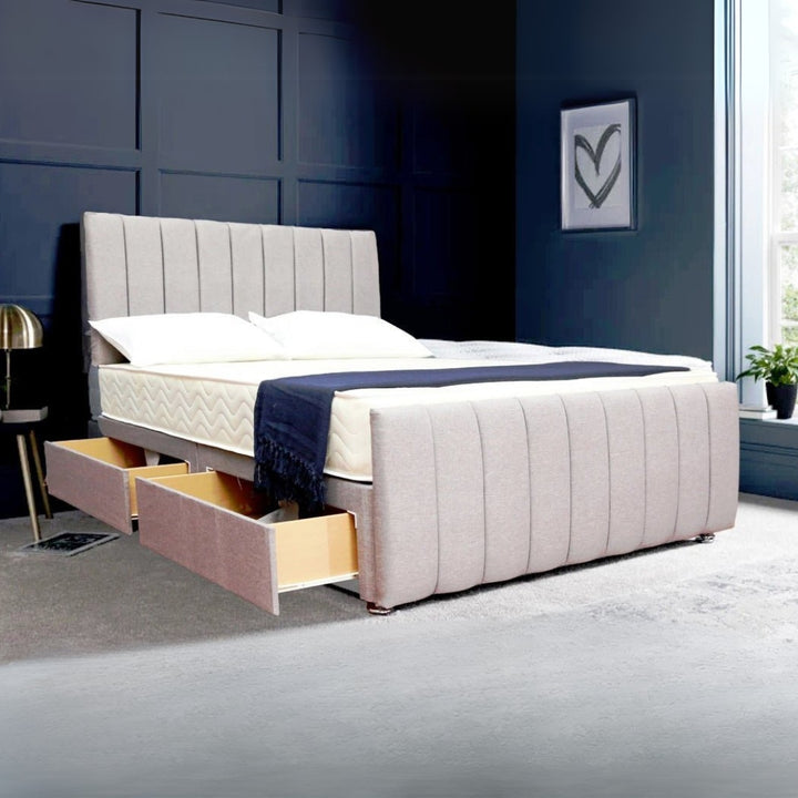 Small Divan Double Bed - Luna Divan Bed Frame