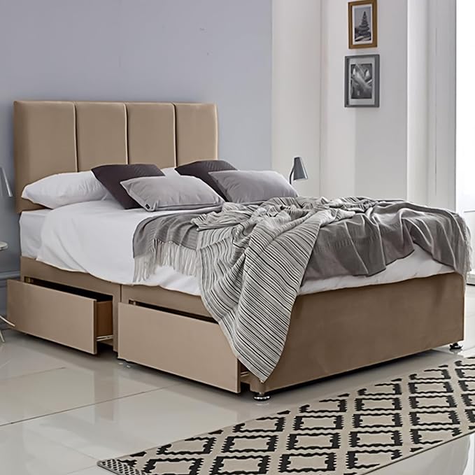 Double Divan Bed with Mattress