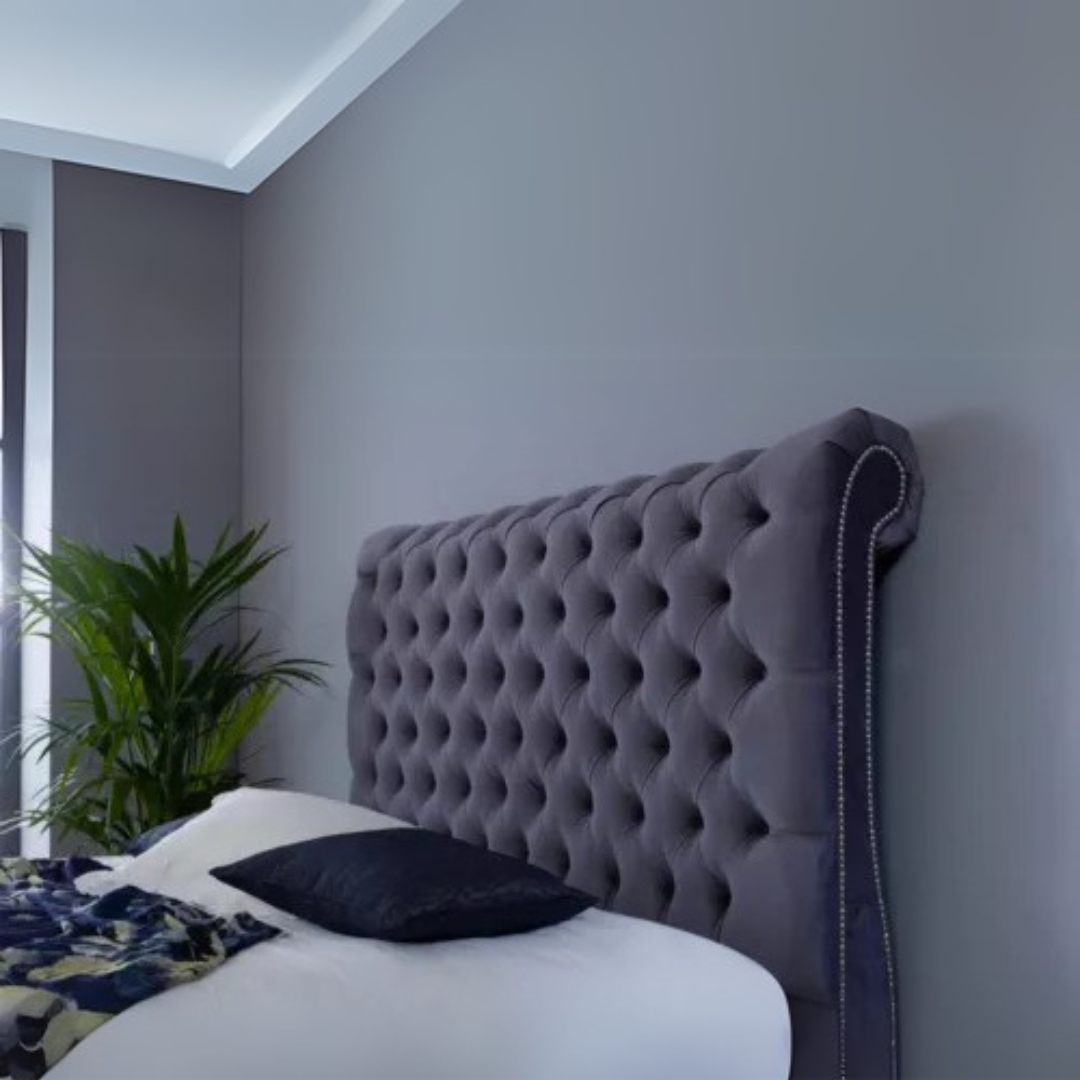 Bed Frame Single - Swan Chester Luxe Bed 2