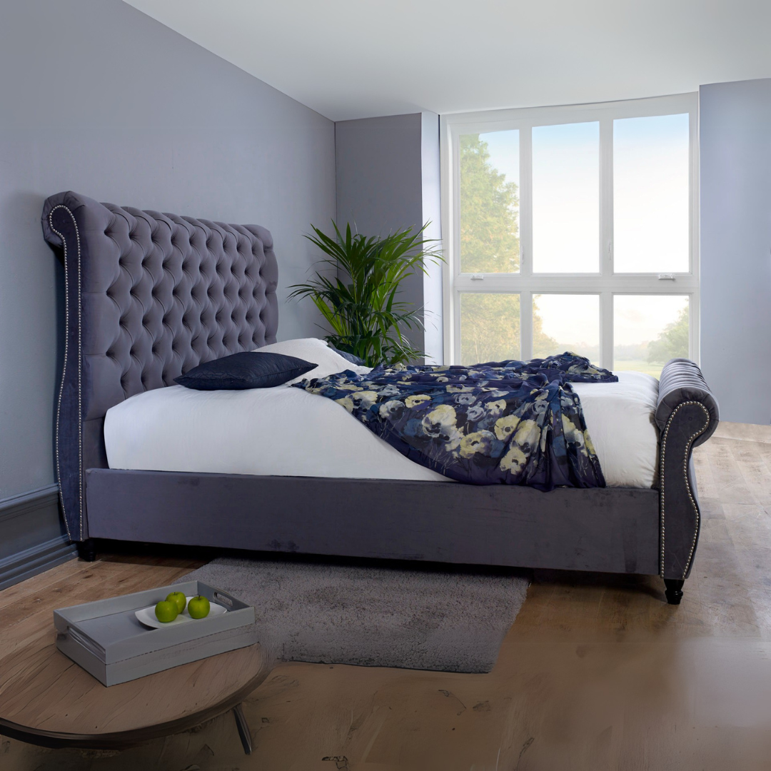 Bed Frame Single - Swan Chester Luxe Bed 4