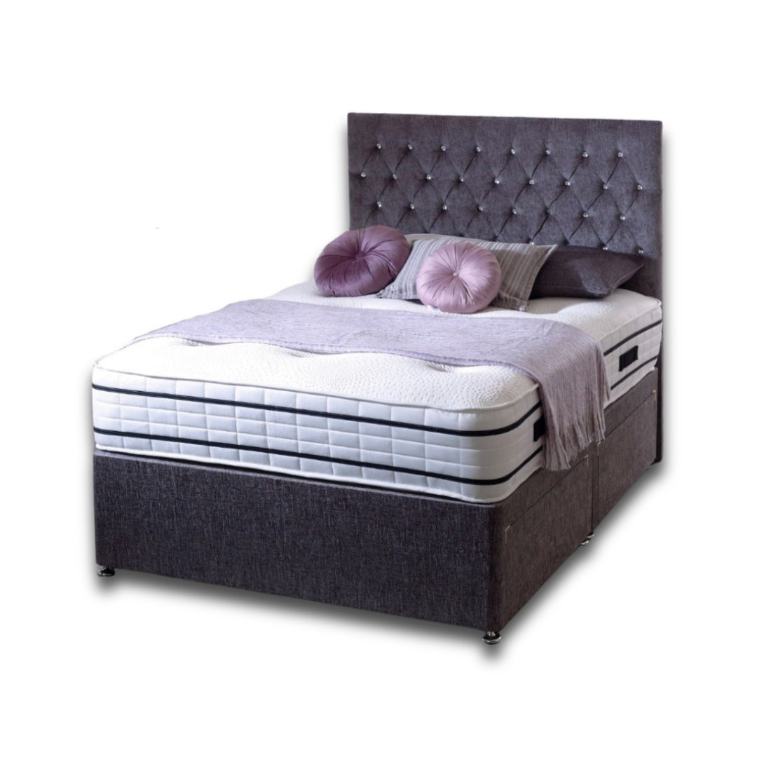 Double Divan Bed And Mattress - Chesterfield Divan Bed Frame