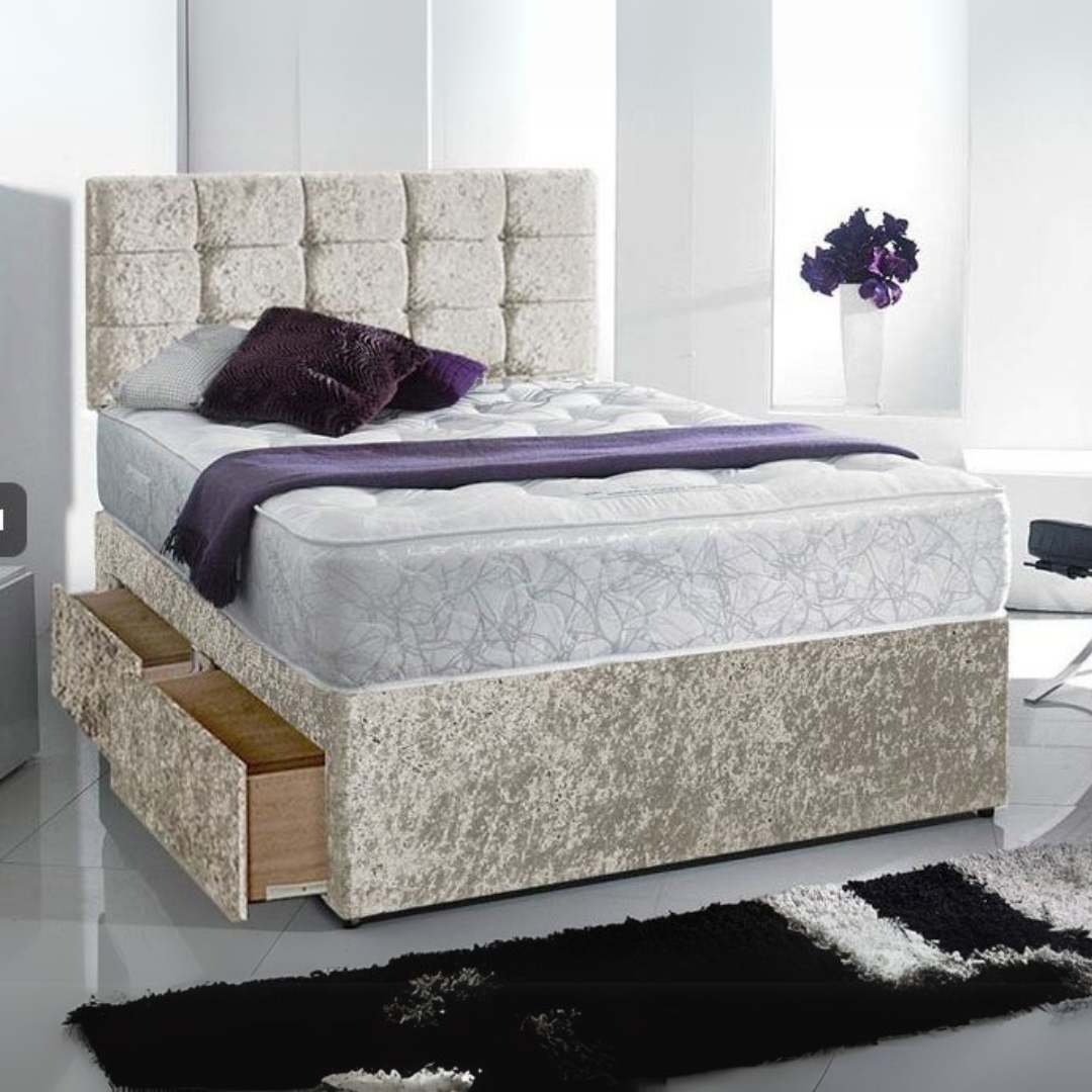 Double Divan Beds - Dream Weaver Divan Bed With Frame