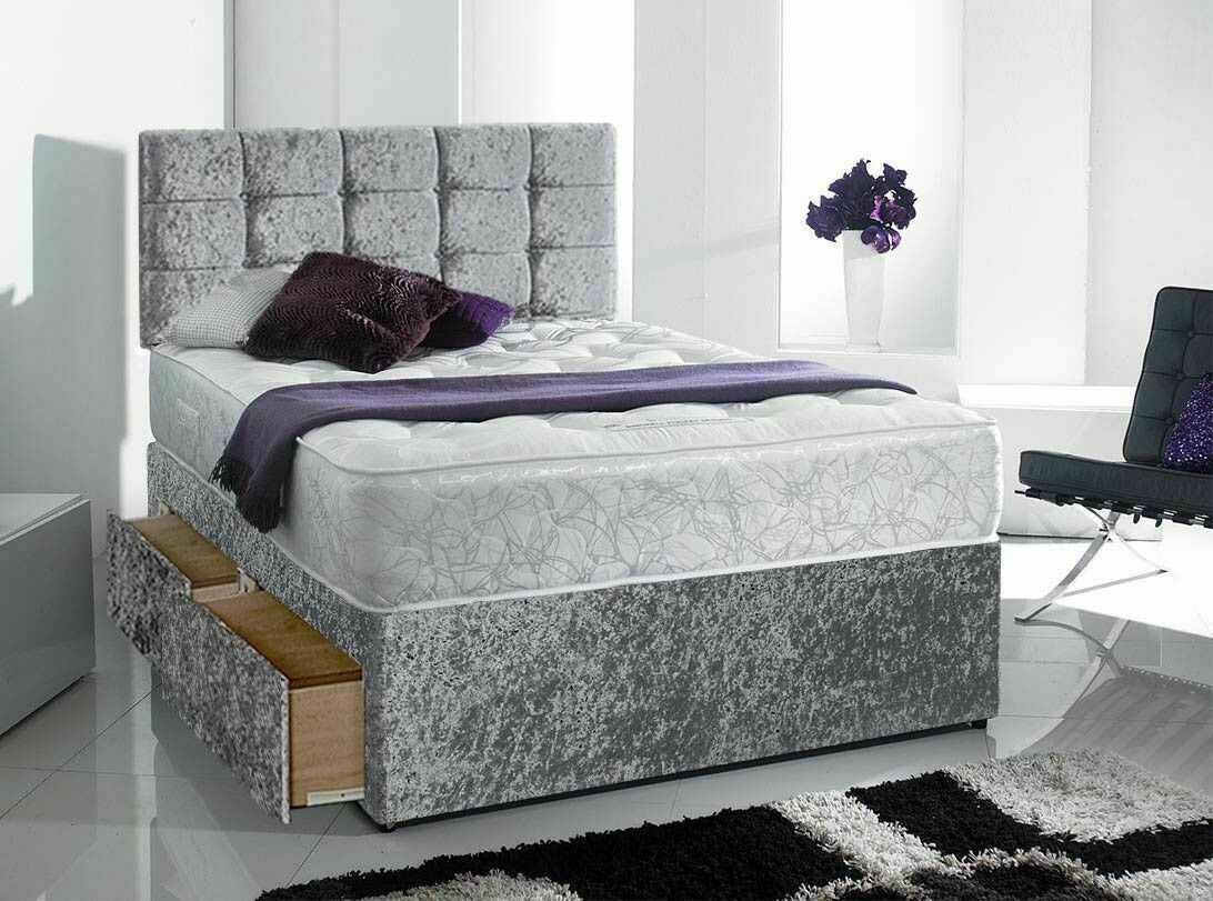 Double Divan Beds - Dream Weaver Divan Bed With Frame and Side Drawers