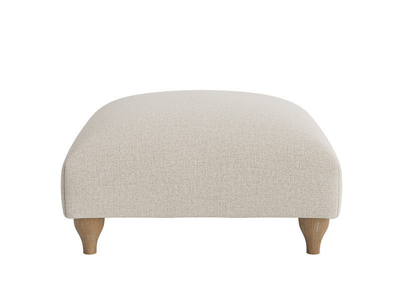 Footstool With Wooden Legs - Oxford Rest Footstool