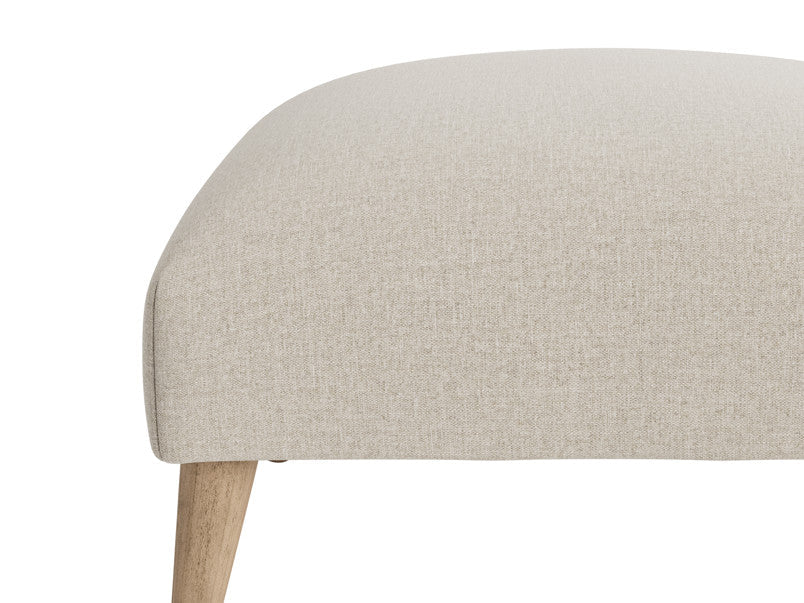Footstool With Wooden Legs - Rest Footstool