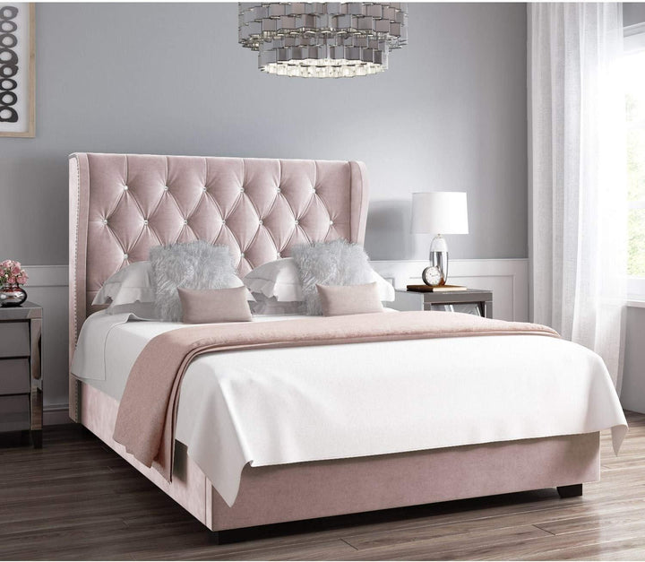 Framed Single Bed - The Kensington Wingback Bed 2