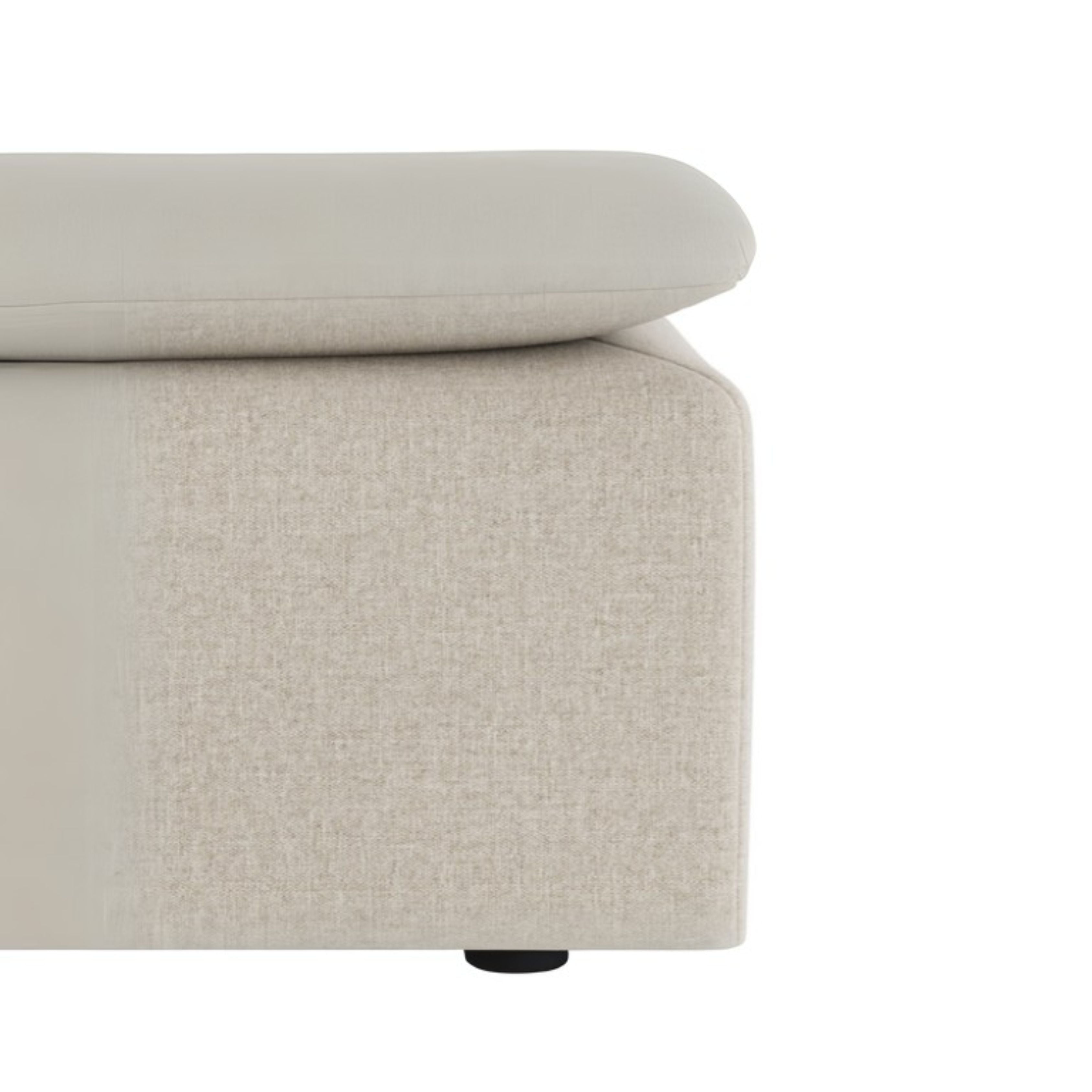 Grey Velvet Footstool - Ultimate Foot Relaxation 3