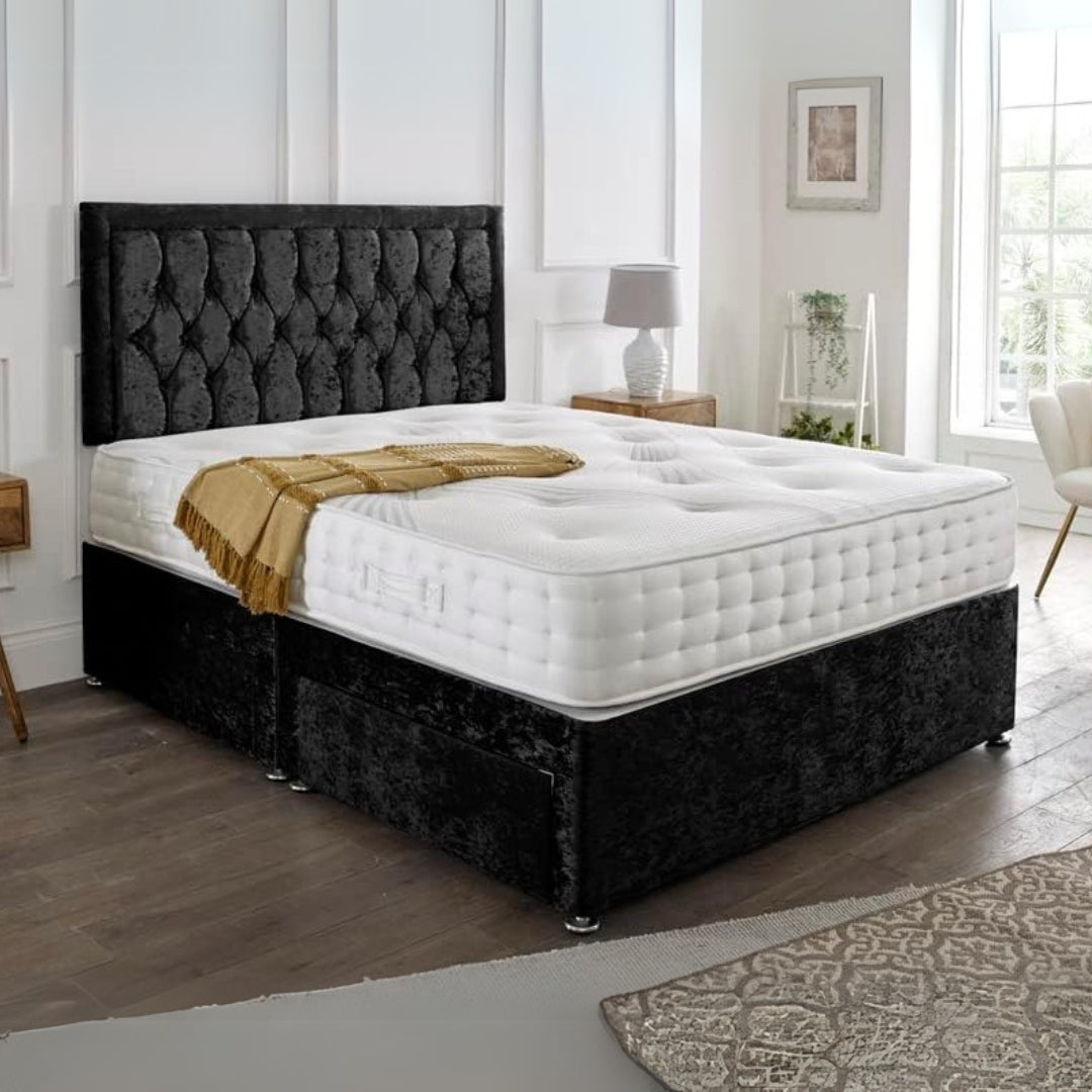 King Size Divan Bed - Luxury Divan Bed Frame and Drawers
