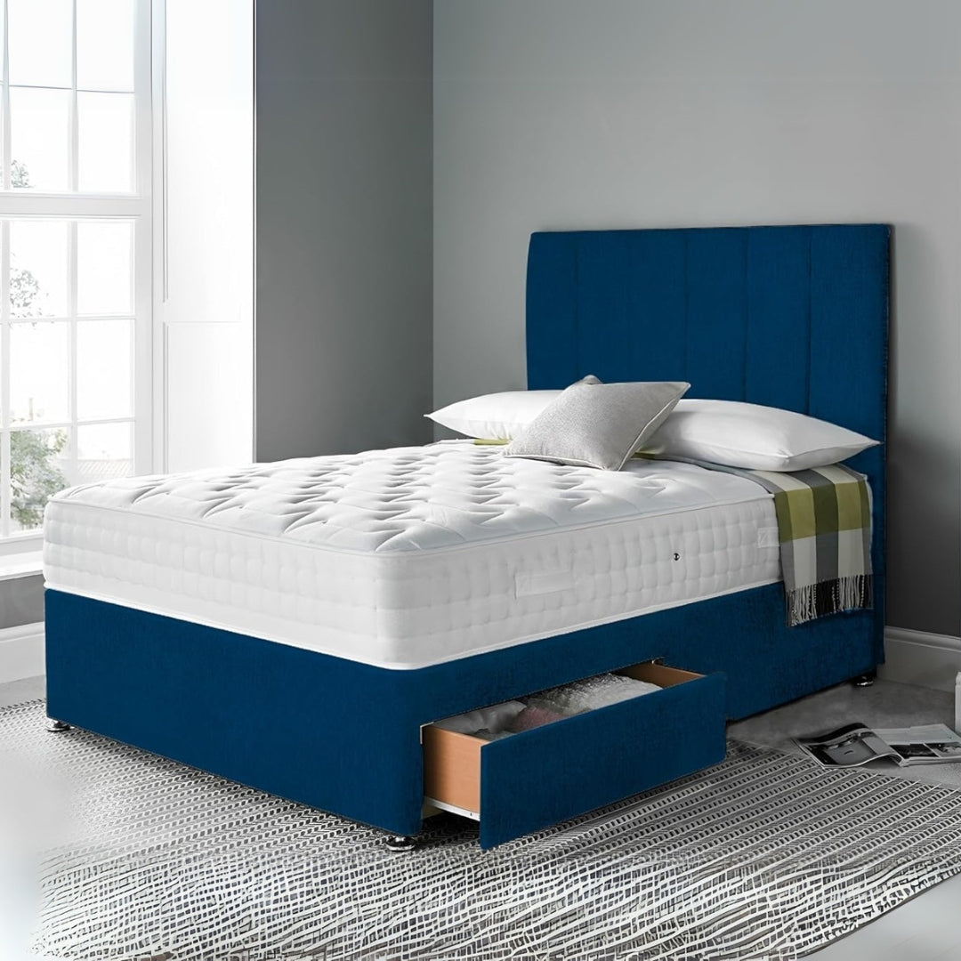Ottoman Divan Bed - Linear Divan Bed With Frame and Mattress