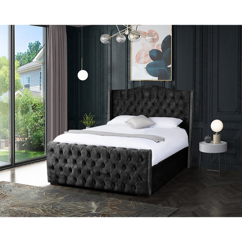 Single Bed Frames - Oxford Wingback Bed 2
