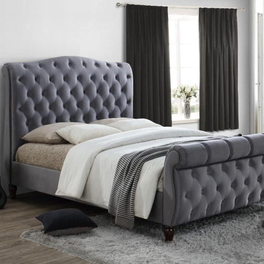 Single Storage Bed - Chester Scroll Bed 2