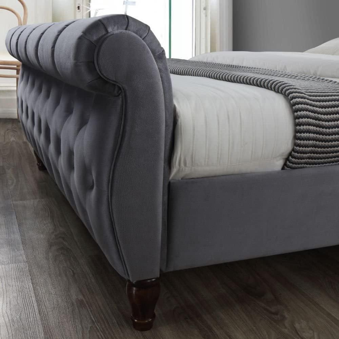 Single Storage Bed - Chester Scroll Bed 4