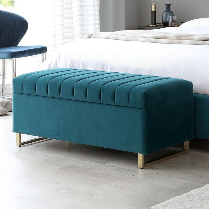 Storage Boxes For Clothes - Modern Ottoman Storage Box