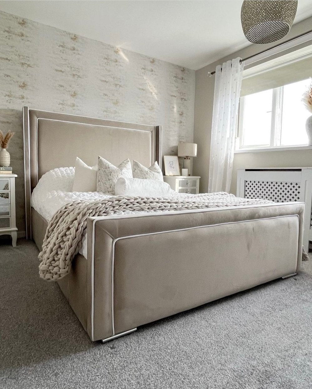 Upholstered Bed Frame - Lorenzo Bed Frame 2